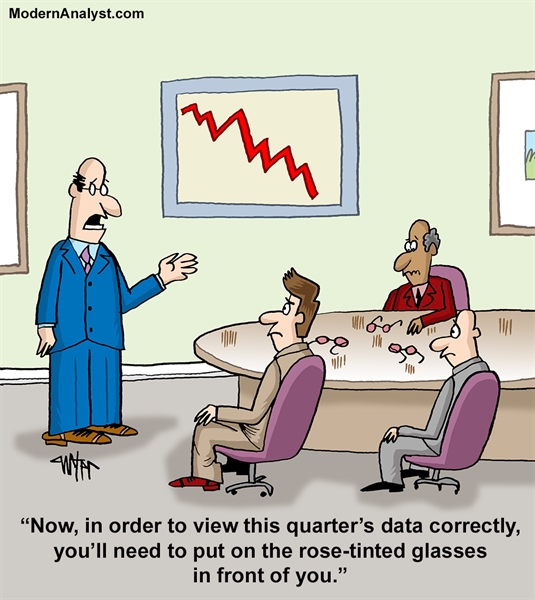 Humor - Cartoon: Data Analysis Glasses
